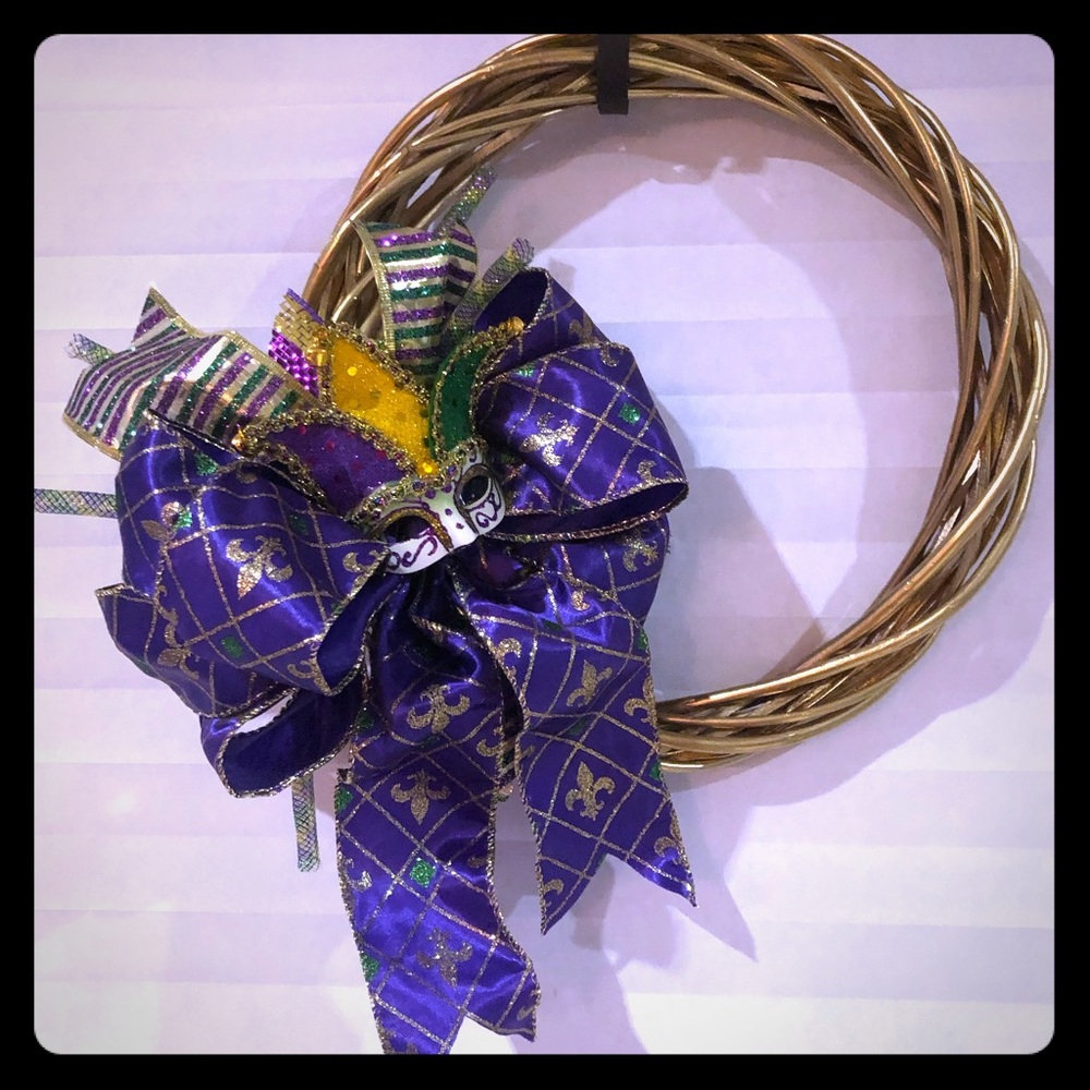⚜️Mardi Gras Wreath⚜️
